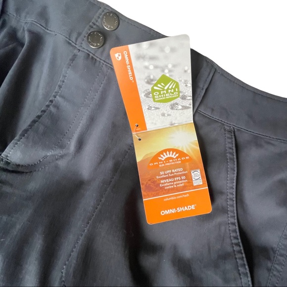 COLUMBIA - Dark gray, active fit, water repellant, adjustable pant legs, size 16 - Picture 3 of 13